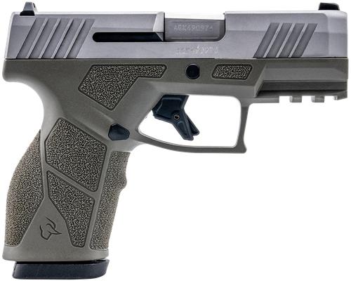 Taurus GX2 9mm Luger Pistol 3.38" Barrel 10+1 Rounds OD Green Frame Stainless Slide