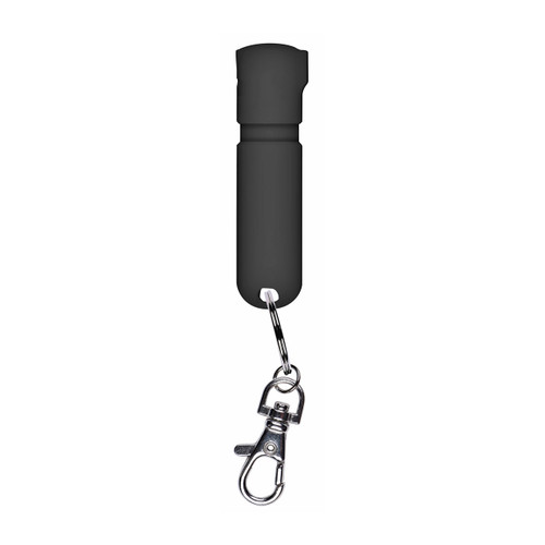 Sabre Mighty Discreet Pepper Spray with Snap Clip Black