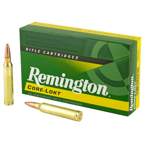 Remington Core-Lokt 300 Winchester Magnum Ammo 180 Grain Jacketed Soft Point Box of 20 - Image 1