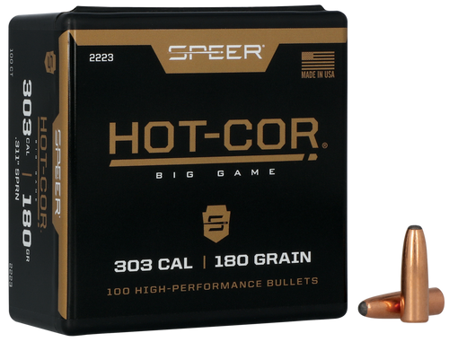Speer Bullets .303 Cal .311" 180gr Hot-Cor SPRN 100/Box