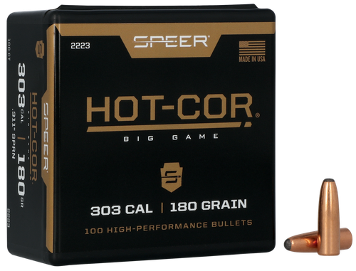 Speer Bullets .303 Cal .311" 180gr Hot-Cor SPRN 100/Box