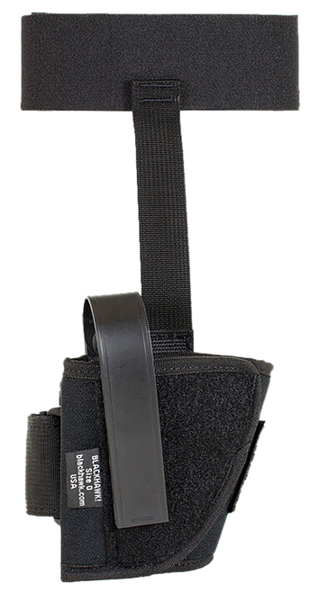 Blackhawk 40AH12BKL Ankle Holster Size 12 Black Left Hand