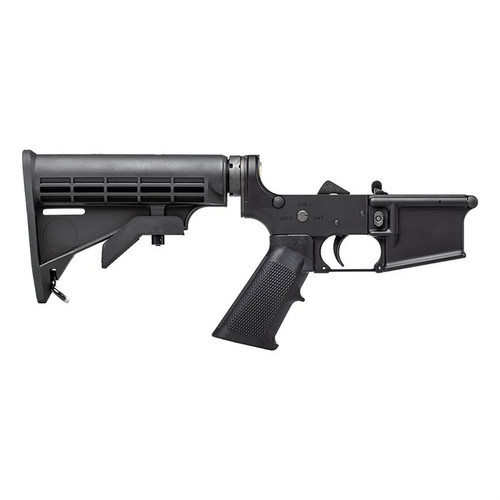 Aero Precision M4A1 Clone AR-15 Complete Lower Receiver Anodized Black A2 Grip