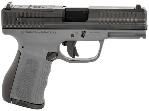 FMK Mach 9 9mm Luger Pistol 4" Barrel 10+1 Round Dark Grey Frame