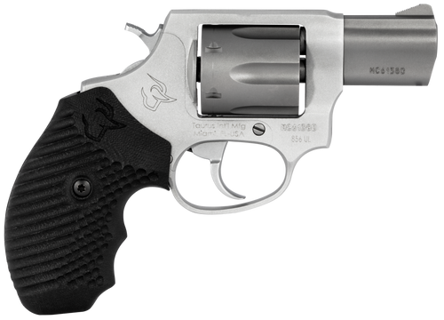Taurus 856 Ultra Lite 38 Special +P Revolver 2" Stainless Barrel 6 Round Black/Gray VZ Grip