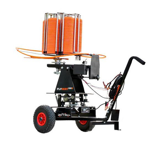 Do-All FlyWay 180X Electric Clay Thrower with Wobbler and Cart