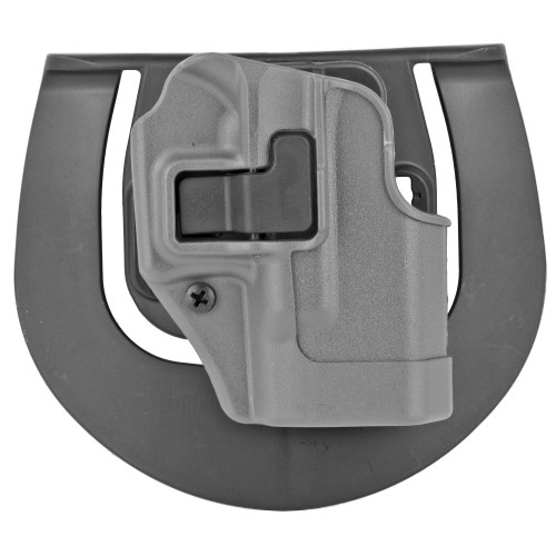 BLACKHAWK! Serpa Sportster Paddle OWB Holster Right Hand Glock 26, 27, 33 Polymer Gun Metal Gray - Image 1