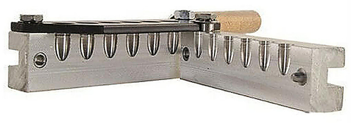 Lee 6 Cavity Bullet Mold 356-125-2R 9mm Luger, 38 Super, 380 ACP (356 Diameter) 125 Grain 2 Ogive Radius