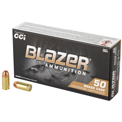 Blazer Brass 380 ACP Ammo 95 Grain Full Metal Jacket Box of 50