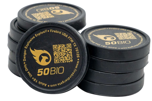 Firebird USA 50BIO 50mm White Smoke 10 Pack