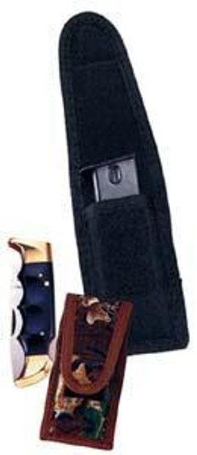 Uncle Mike's Universal Single Magazine/Folding Knife Pouch Nylon Black