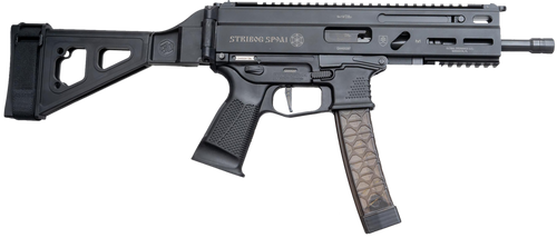 Grand Power Stribog SP9A1 9mm Luger Pistol 8" Barrel 30+1 Round Black