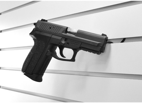 Gun Storage Solutions Slatwall Sniper Pistol Display Left Hand 10-Pack