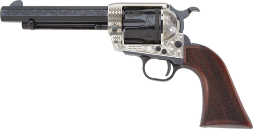 Pietta DLX Alchimsta III 45 Colt (Long Colt) Revolver 5.5" Blued Barrel 6 Round Walnut Grip
