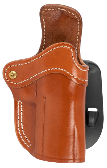 1791 Gunleather Optics Ready Paddle OWB Holster Right Hand Beretta 92, 92FS, M9, CZ 75, Sig Sauer P226, P320, Springfield XDM 3.8” Barrel, XDM 4.5” Barrel Leather Classic Brown