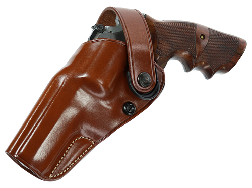 Galco D.A.O. Dual Action Outdoorsman OWB Holster Left Hand S&W K-, L-Frame, Ruger GP100, Security Six, Speed Six, Colt King Cobra, Python, Cobra 4" Leather Tan