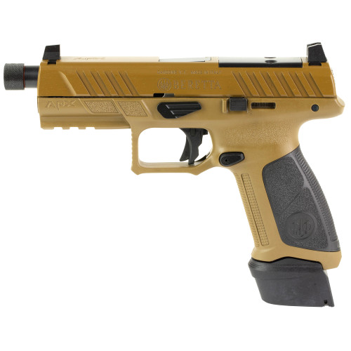 Beretta APX A1 TAC 9mm Pistol 4.8" Barrel 21+1 Round FDE