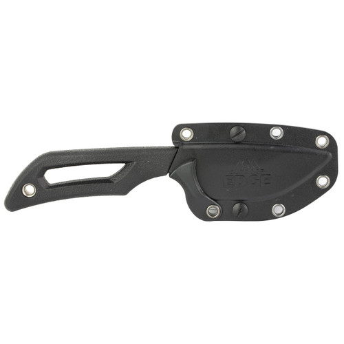 Outdoor Edge Pivot Fixed Blade Knife 2.5" Drop-Point Black