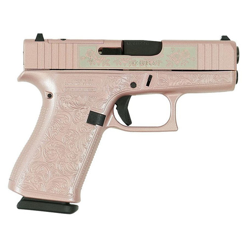 Glock 43x 9mm Luger Pistol 3.41" Barrel 10+1 Round Custom Engraved
