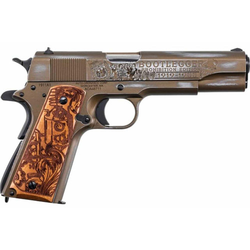 Kahr Bootlegger 1911 .45 ACP Pistol 5" Barrel 7+1 Round Burnt Bronze