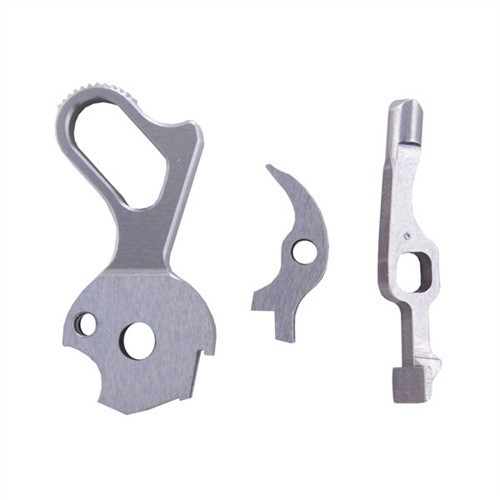 Cylinder & Slide Tactical 2 Hammer, Tactical Sear and Ultra Match Disconnector Set 1911 Steel in the White