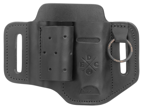 1791 Gunleather HD-ES-LF-BLK-A EDC Heavy Duty Easy Slide OWB Black Leather Belt Slide