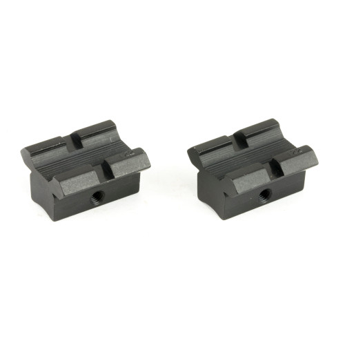 Weaver Tip Off T-22 2-Piece Adapter Scope Base 3/8" Grooves to Weaver-Style Base Matte Black - Image 1