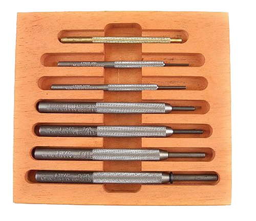 Lyman Gunsmith's Punch Set 7-Piece Brass and Steel