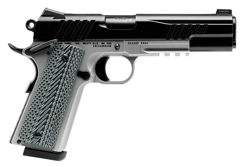 Savage 1911 9mm Luger Pistol 5" Barrel 10+1 Rounds Stainless Steel Frame