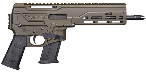 Diamondback DBX 5.7x28mm Pistol 8" Barrel 20+1 Round Black Nitride Threaded Barrel OD Green Aluminum Receiver Black Magpul Grip