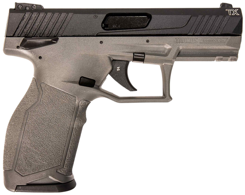 Taurus TX22 22 LR Pistol 4.10" Barrel 16+1 Round Matte Black Slide Gray Polymer Frame Taurus TX22 22 LR Pistol 4.10" Barrel 16+1 Round Matte Black Slide Gray Polymer Frame