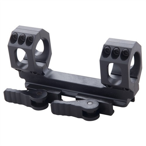 American Defense Mfg Recon-S 0 MOA Scope Mount 1 Inch Rings Black