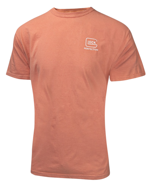Glock Men's Crossover T-Shirt Coral Medium
