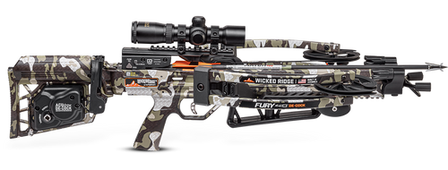 Wicked Ridge Fury 410 ACUdraw De-Cock RangeMaster Pro Scope Crossbow Package Peak XT Wicked Ridge Fury 410 ACUdraw De-Cock RangeMaster Pro Scope Crossbow Package Peak XT