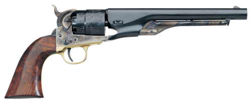 Taylor's & Company 1860 Army Steel 44 Caliber Muzzleloading Rifle 8" Blued Barrel Walnut Grip