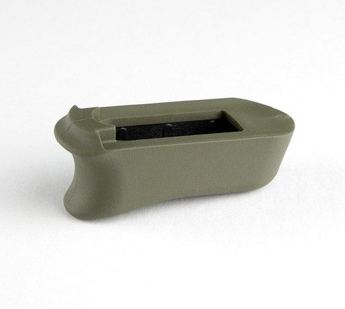 Hogue Kimber Micro 9 Rubber Magazine Extended Base Pad OD Green