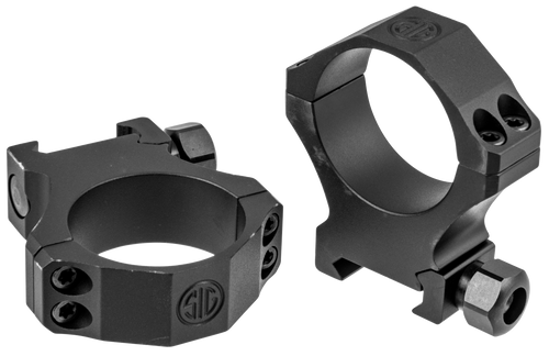 Sig Sauer ALPHA1 Hunting Picatinny 34mm Scope Rings Matte Black Extra High