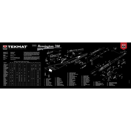 Tekmat Ultra 44 Remington 700 Gun Cleaning Mat Black