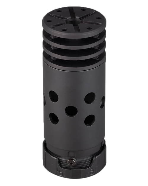 SilencerCo ASR Muzzle Brake for ASR Muzzle Devices Steel Matte