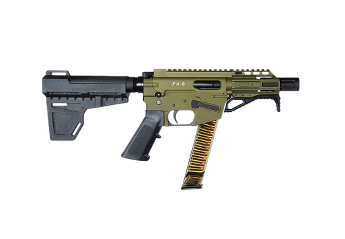 Freedom Ordnance FX9P4-ODG 9mm Luger Pistol 4" Barrel 31+1 Round OD Green