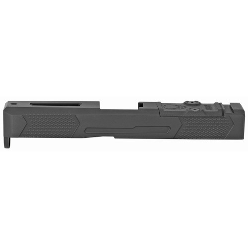 Grey Ghost Precision Stripped Slide Glock 19 Gen 4 Optic Cut V4 Black