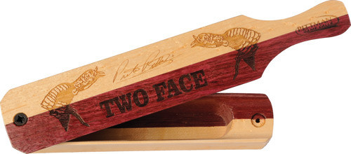 Pittman Game Calls Two Face Box Turkey Call Purple Heart/Maple