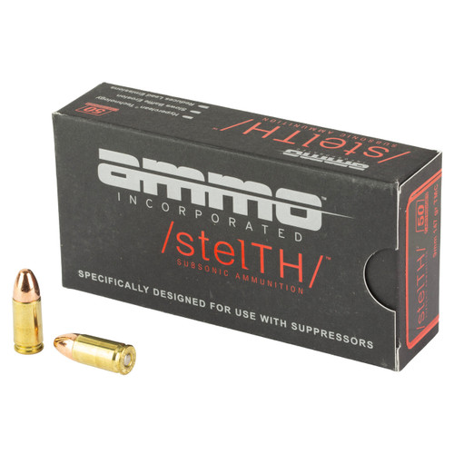 Ammo Inc 9147TMCSTL 9mm Luger 147gr Total Metal Case Box of 50
