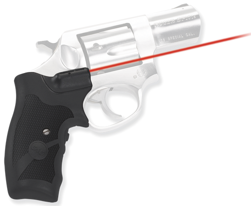 Crimson Trace Lasergrips Laser Sight Ruger SP101 Overmolded Rubber Black