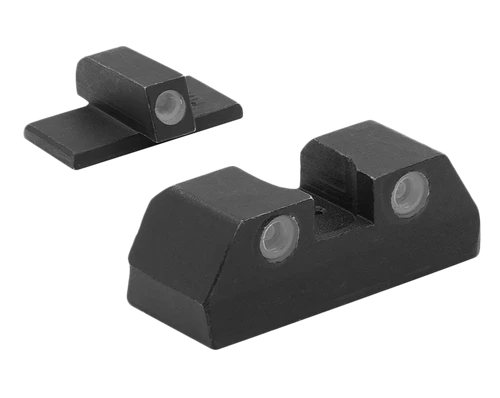 Meprolight Tru-Dot Sight Set Kahr Arms K/P/MK/PM Green Tritium White Outline