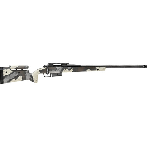 Springfield Armory Model 2020 Waypoint Bolt Action Rifle 7mm PRC 24" Carbon Fiber Threaded Barrel Desert Tan Frame Ridgeline Camo Adjustable Stock