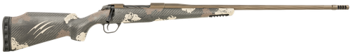 Fierce Firearms FRG7PRC Bolt Action Rifle 7mm Remington Magnum 24" Fluted Threaded Barrel Midnight Bronze Cerakote Finish Trophy Camo Stock