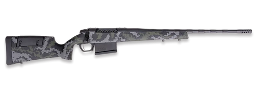 Weatherby 307 Range XP 2.0 Bolt Action Rifle 257 Weatherby Magnum 26" Fluted Graphite Black Threaded Barrel Graphite Black Frame Green/Gray Adjustable Comb Stock
