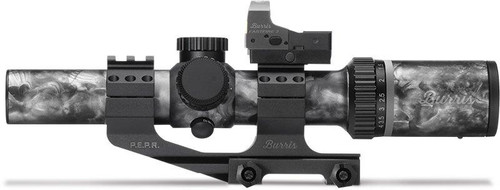 BLEMISHED Burris SkullTac Rifle Scope Combo w/FastFire III AR-P.E.P.R. Mount - 1-4x24mm Ballistic CQ 5.56 Camo