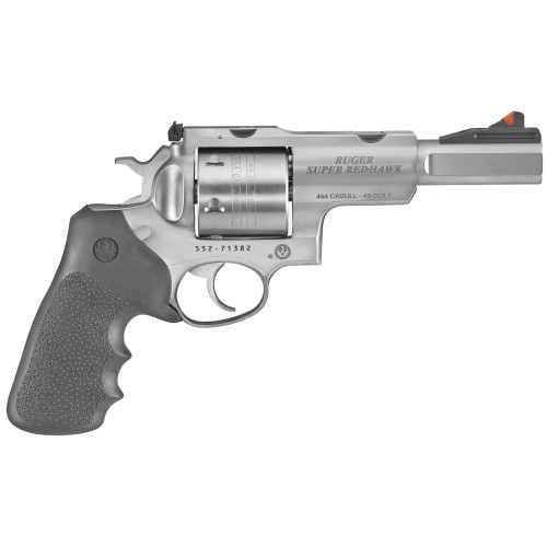Ruger Super Redhawk 454 Casull Revolver 5" Stainless Barrel 6 Round Wood Grip